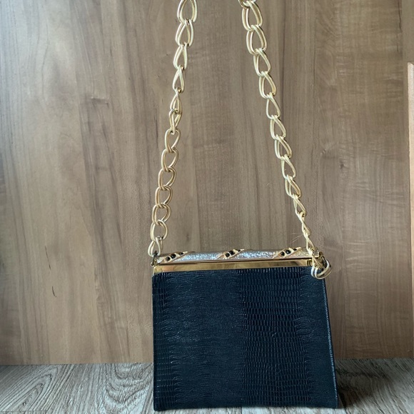 Vintage clutch with embellished spine - Picture 2 of 4